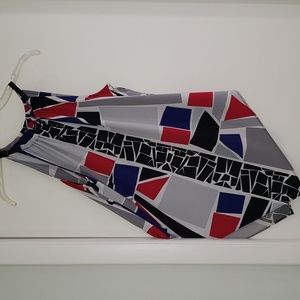 Alfani Geometric multi colored top